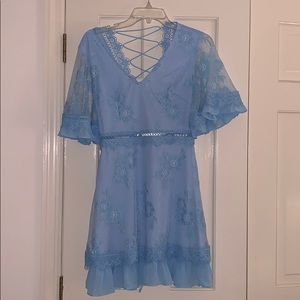 Women’s baby blue dress